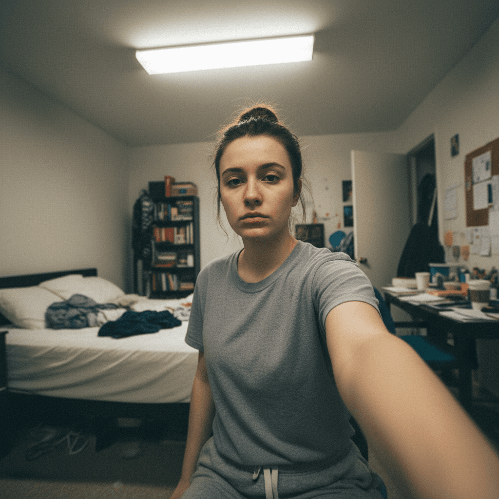 Original selfie before AI headshot generation