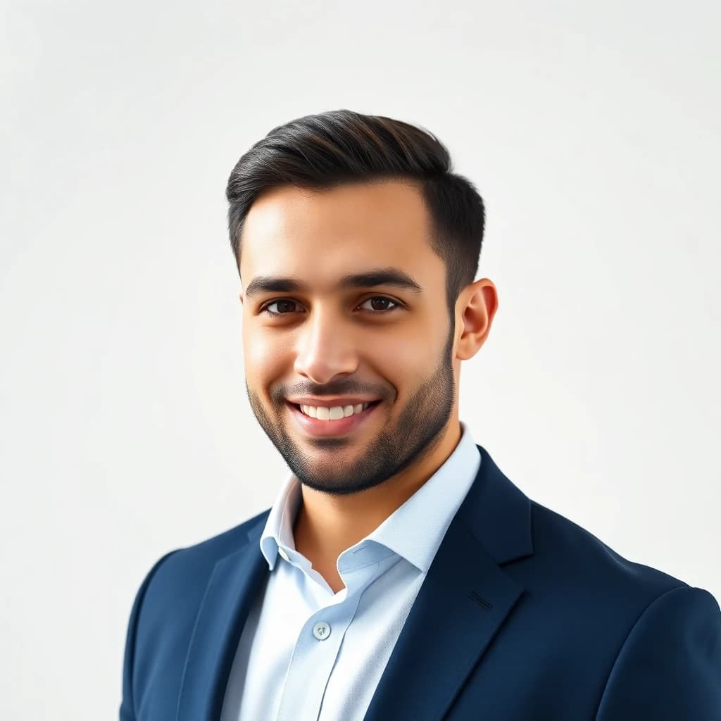 AI generated corporate headshot - SelfAI photo studio