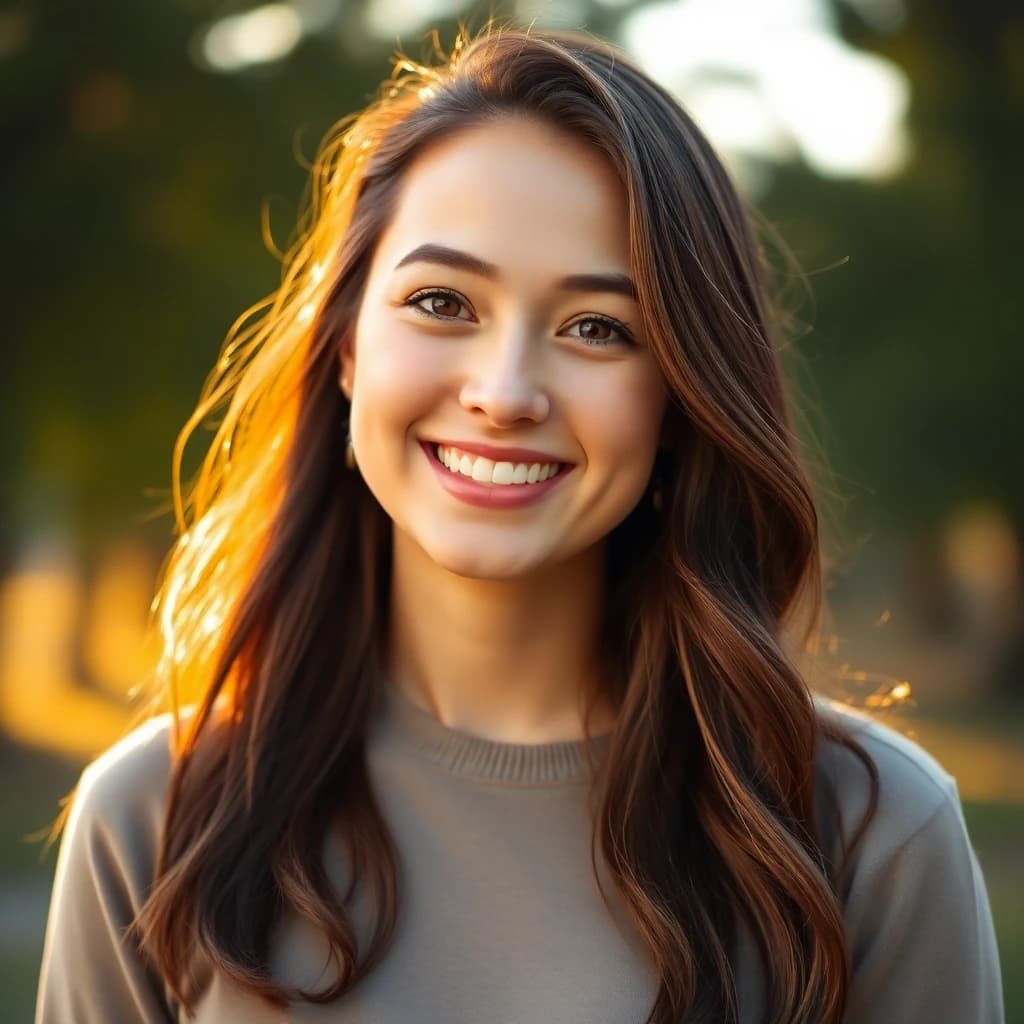 AI generated natural light portrait - SelfAI photo studio